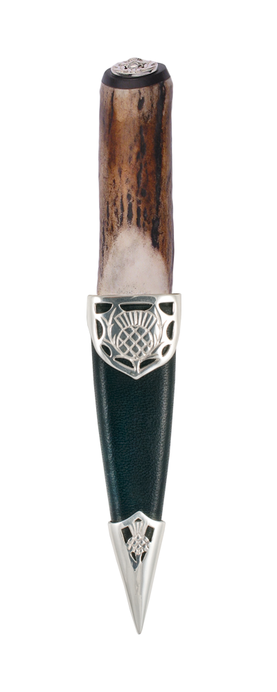Staghorn Sterling Silver Sgian Dubh Thumbnail