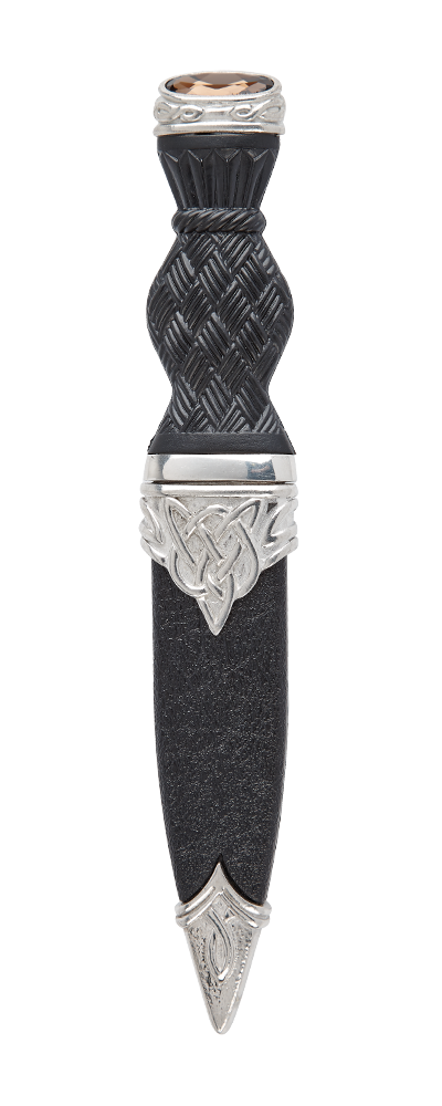 Brora Polished Sgian Dubh With Stone Top