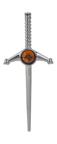 Sword Kilt Pin With Stone
