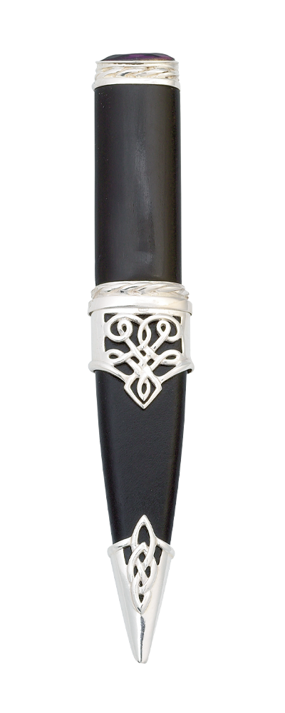 Rannoch Silver Sgian Dubh With Stone Top