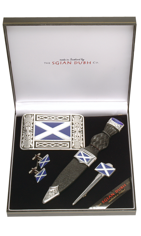 Saltire 4 Piece Gift Set With Stone Top