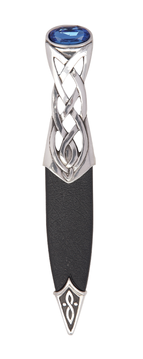 Islay Pewter Sgian Dubh With Stone Top