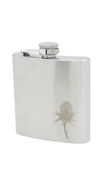 6oz Thistle Satin Stainless Steel Flask