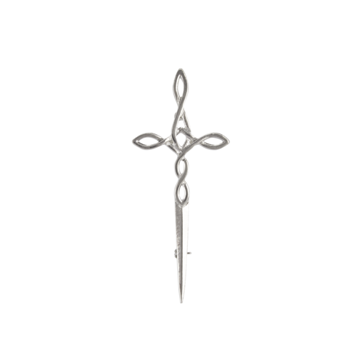 Celtic Knot Kilt Pin - Polished Finish