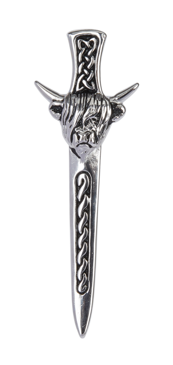 Highland Cow Kilt Pin