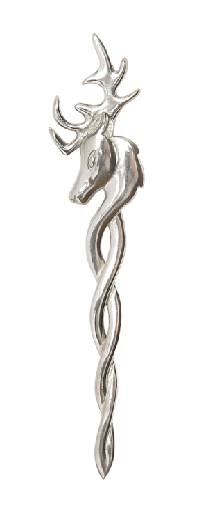 Stag Celtic Kilt Pin