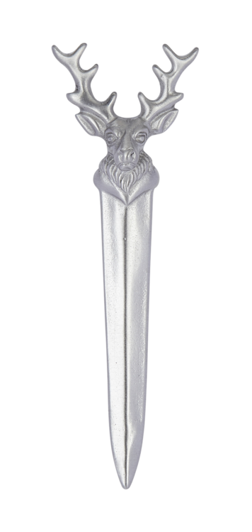 Stag Head Kilt Pin