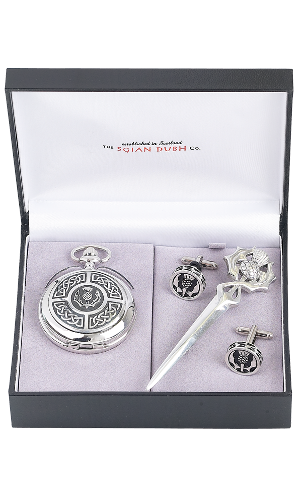 Celtic & Thistle 3 Piece Mechanical Watch Gift Set Thumbnail