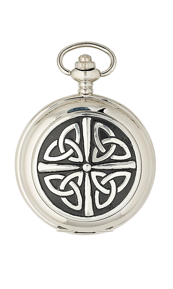 Celtic 2 Piece Mechanical Pocket Watch Gift Set Thumbnail