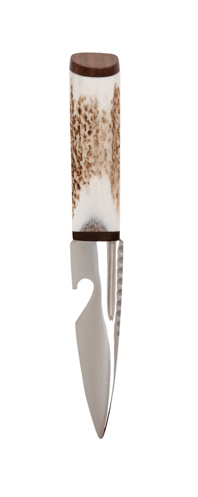 Staghorn Bottle Opener Sgian Dubh With Walnut Thumbnail