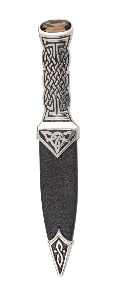 Boisdale Pewter Sgian Dubh With Stone Top Thumbnail