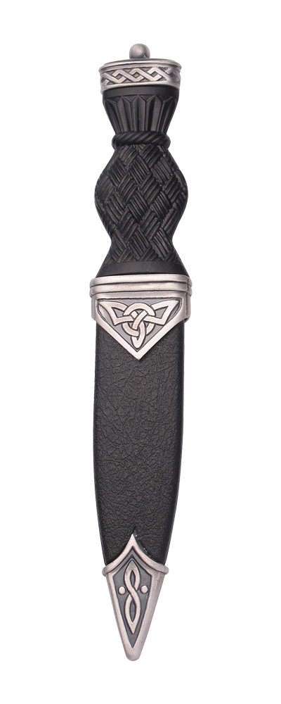 Celtic Matt Sgian Dubh With Plain Top Thumbnail