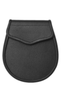 Highland Brigade Black Leather Sporran Thumbnail