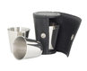Set Of 4 Small Cups In Black Leather Case Thumbnail
