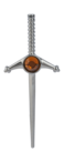 Sword Kilt Pin With Stone Thumbnail