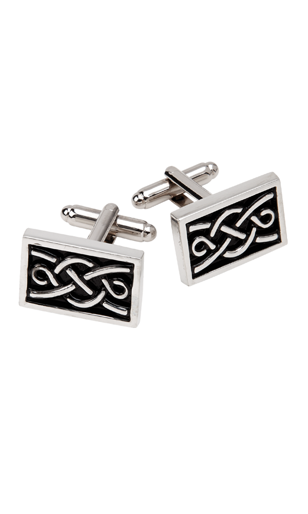 Rectangle Celtic Cufflinks