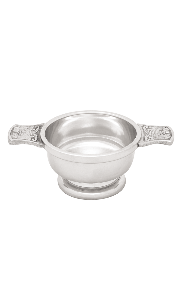 2.5" Plain Pewter Quaich 