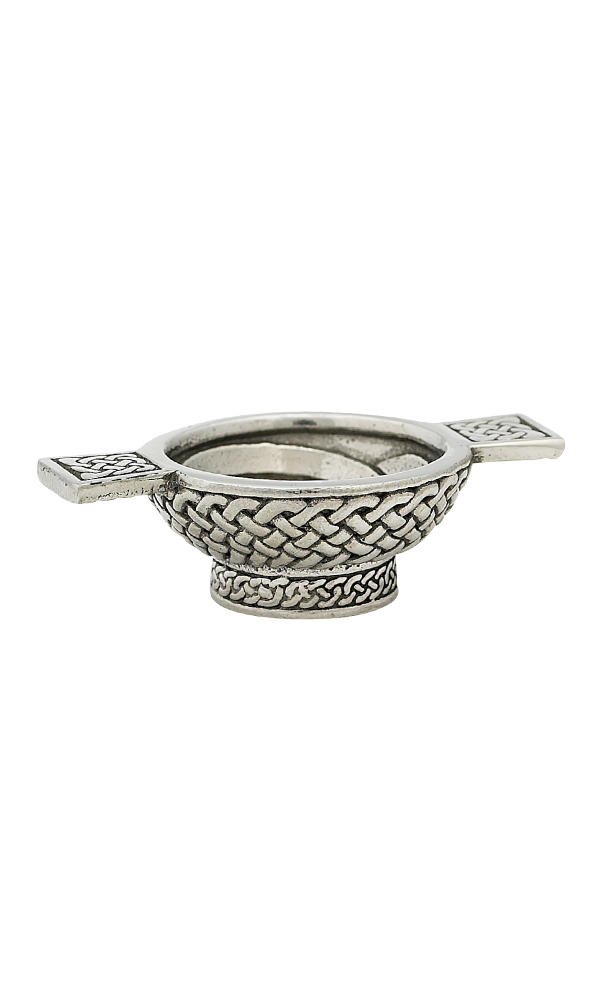 1.25" Celtic Mini Pewter Quaich 