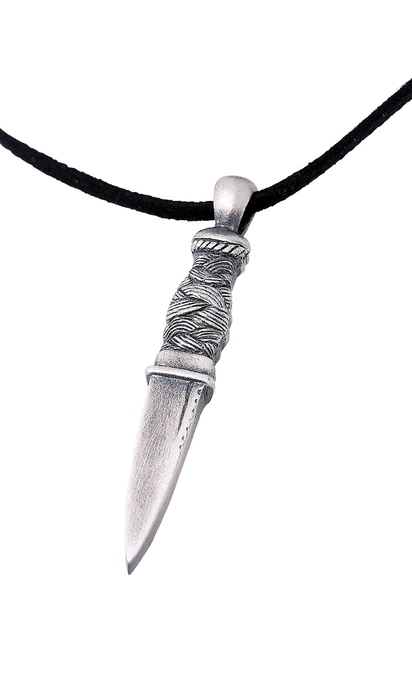 Sgian Dubh Gents Thong Pewter Pendant