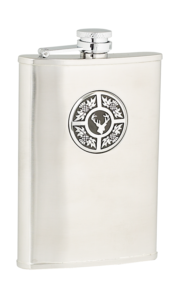 8oz Thistle & Stag Stainless Steel Flask