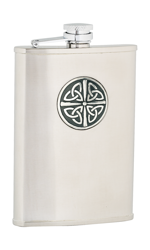 8oz Celtic Knot Stainless Steel Flask