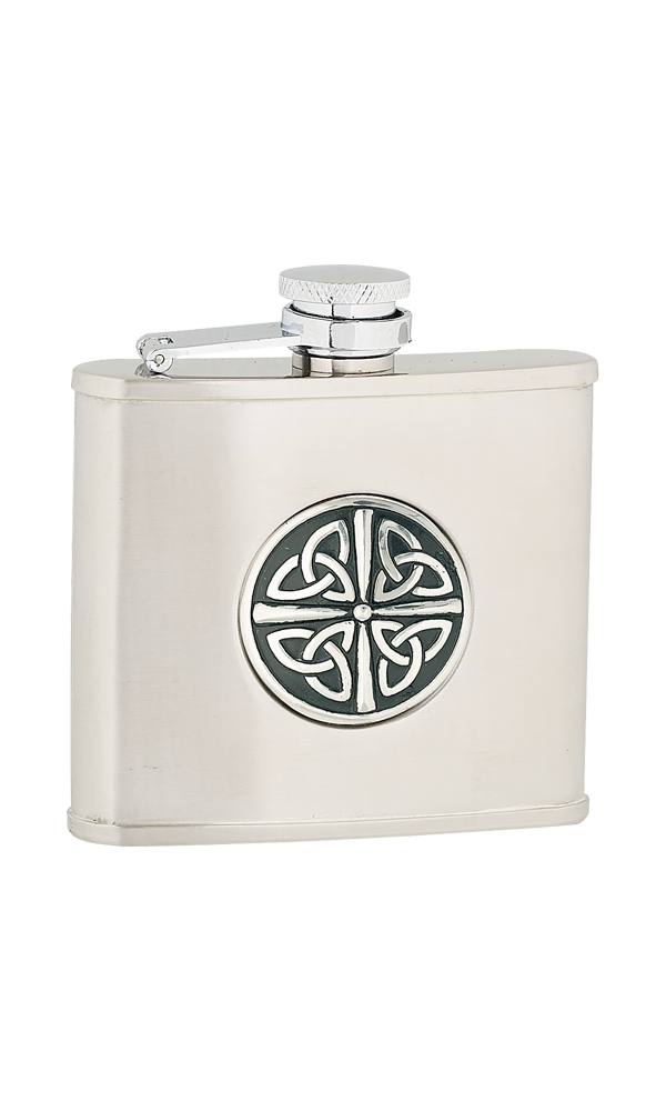 4oz Celtic Knot Stainless Steel Flask