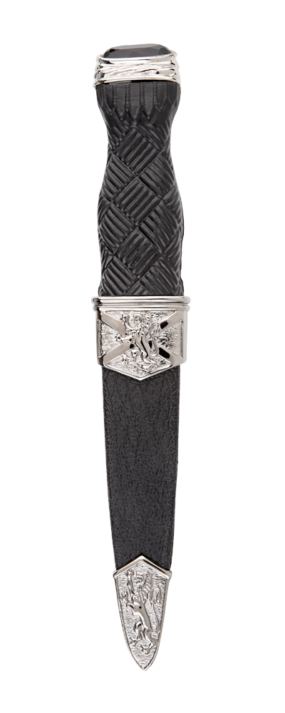 Imitation Lion Rampant Sgian Dubh With Stone Top