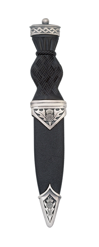 Thistle Matt Sgian Dubh With Plain Top