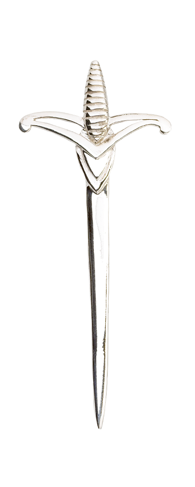 Sword Silver Kilt Pin