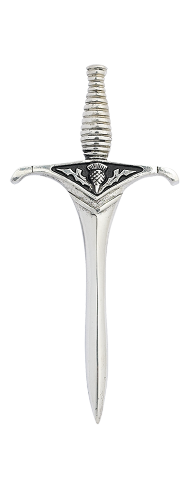 Scottish Thistle Sword Kilt Pin
