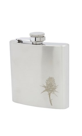 6oz Thistle Satin Stainless Steel Flask