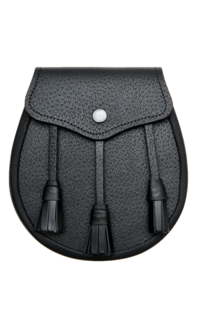Black Leather Sporran