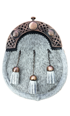 Celtic Bovine Sporran - Copper Finish