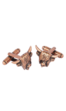Highland Coo Cufflinks 