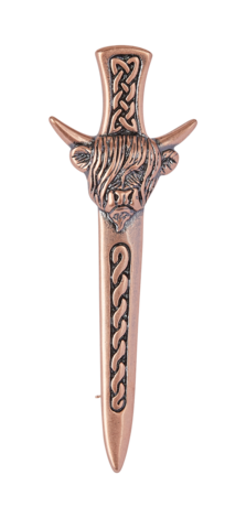 Highland Cow Kilt Pin