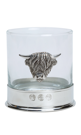 Highland Cow Whisky Glass