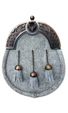 Stag Bovine Sporran - Copper Finish