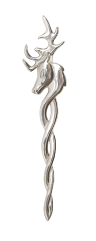 Stag Celtic Kilt Pin