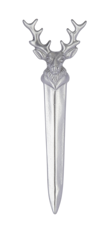 Stag Head Kilt Pin