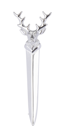 Stag Head Kilt Pin