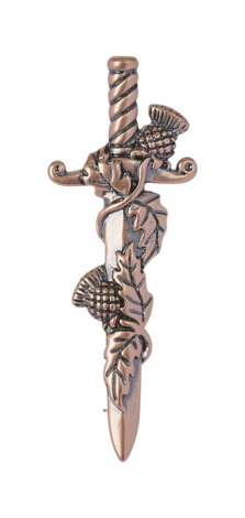 Wild Thistles Kilt Pin