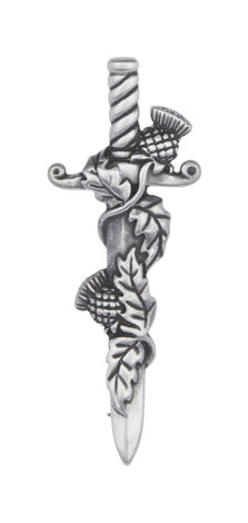 Wild Thistles Kilt Pin