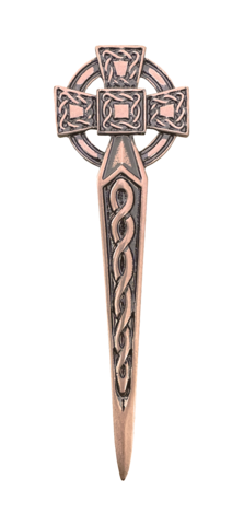 Celtic Cross Kilt Pin